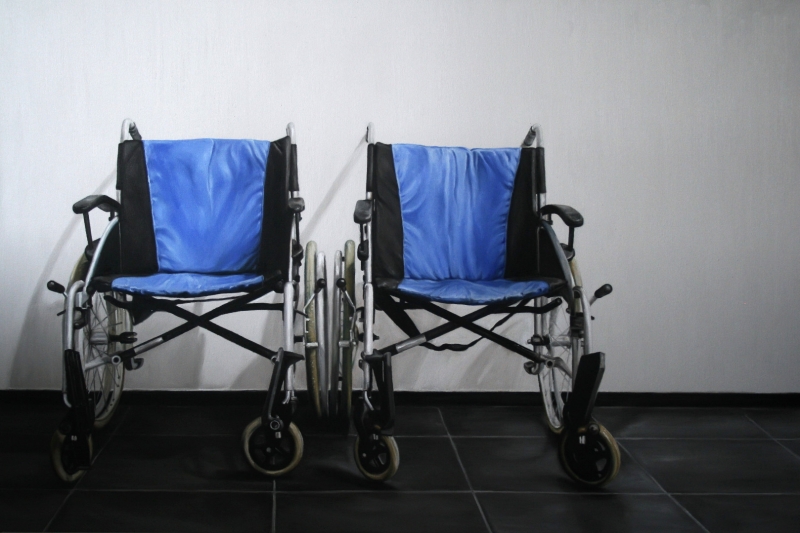 Blue chairs